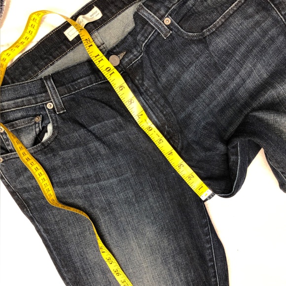 Levi's 515 Curvy Fit Dark Denim Boot Cut Jeans size 14Short/Curvy - Picture 8 of 11